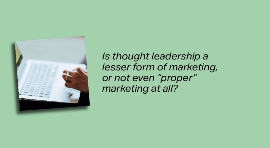 thought leadership marketing